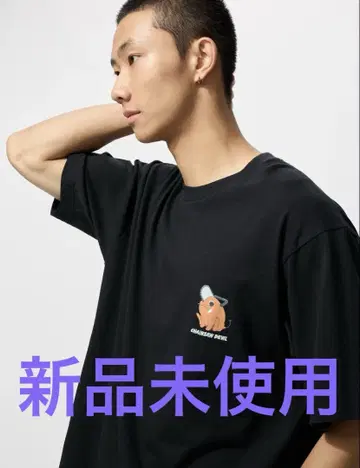 UNIQLO 체인소 맨 T셔츠 UT 포치타T셔츠 후지모토 타츠키