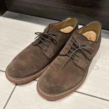 REGAL 브라운 스웨이드 레이스업 슈즈