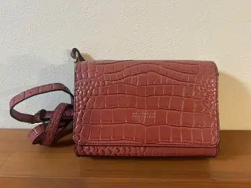 매킨토시 철학 악어 숄더백 빨간색