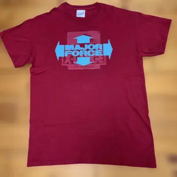 MAJOR FORCE T셔츠 X-LARGE 버건디