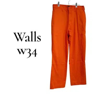 Walls 워럴즈 (w34) 오렌지 치노 팬츠