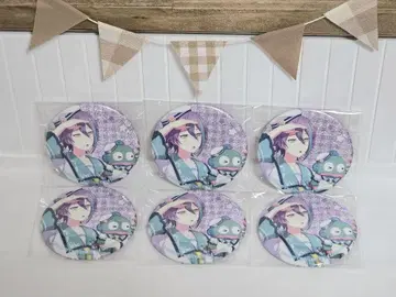 프로세카 카미시로 루이 산리오 콜라보 글리터 캔뱃지 6점