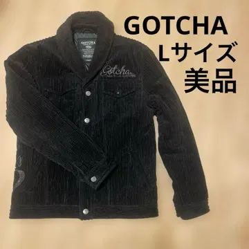 GOTCHA 코듀로이 자켓 L 블랙