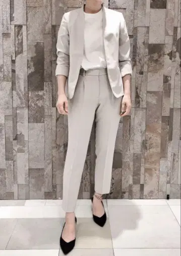 PLST 노카라 자켓 XS와 팬츠 S 세트