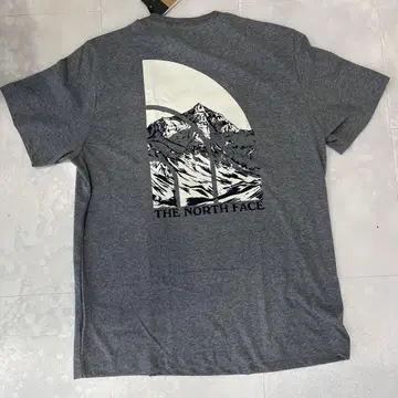 THE NORTH FACE 그레이 T셔츠 산 디자인