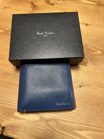 폴 스미스 접이식 지갑 파랑