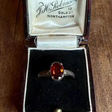 [프랑스 편] 빈티지 반지 실버 루비.