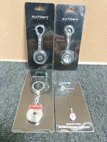 348 새상품 AUTO art 키링 스트랩 4세트