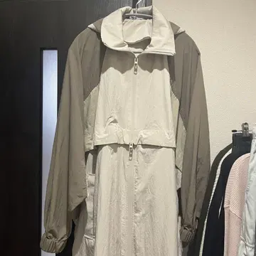 ZARA 롱 코트 2way 마운틴 후드티 트렌치코트