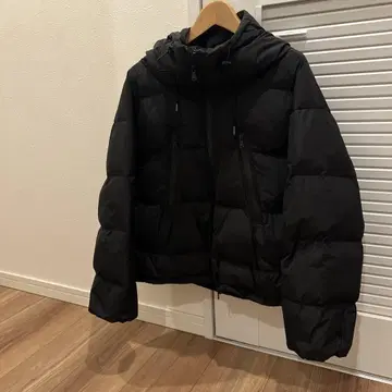 LOUNIE 후드 부착 다운 자켓 36 블랙