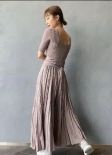 emmi atelier 니트 도킹 원피스 여성용