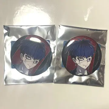핸드라 면모 왜곡 캔뱃지 x 2