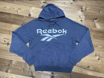 Reebok 후드 부착 후드티 네이비