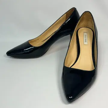 콜한 펌프스 에나멜 하이힐 블랙 23.5cm COALHAAN