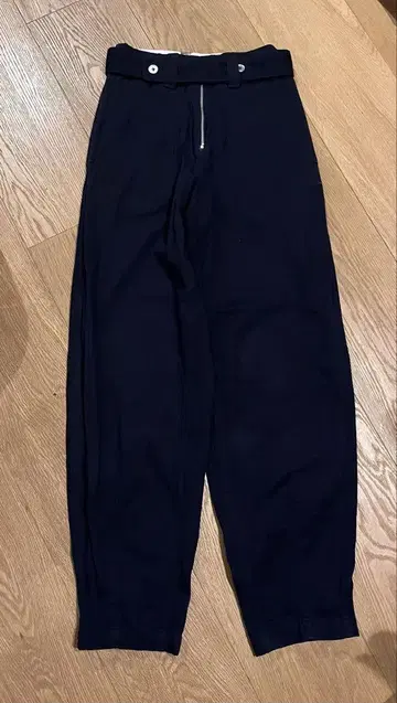 JIL SANDER 테이퍼드 와이드 팬츠
