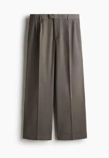 [ 미사용 컨디션 최상 ] H&M 루즈핏 테일러드 팬츠 다크 베이지 28