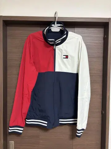 타미힐피거 컬러 블록 리버서블 자켓