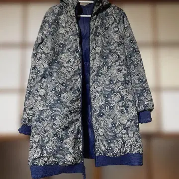 as know asde base 리버서블 다운 자켓 꽃무늬 안감