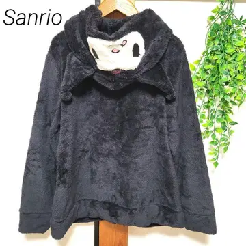 산리오 쿠로미 복슬복슬 후드티 룸웨어