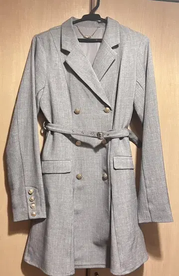 이코럽 오타니 에미리 ROSEMUSE 테일러드 자켓 원피스 그레이