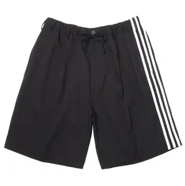 y-3 블랙 숏팬츠 사이드 3라인 아지메