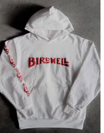 BIRDWELL 화이트 후드티 새상품 정품