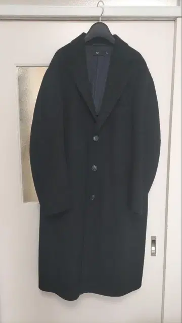 UNIQLO +J 캐시미어 블렌드 오버 사이즈 체스터 코트 M