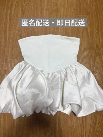 TORUGATO 튜브탑 페플럼 상의 S 사이즈
