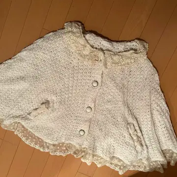 리즈리사 레이스 니트 판초