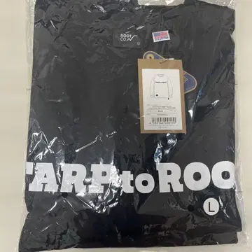 TARP to ROOT 블랙 L 긴팔 티셔츠