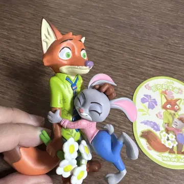 새상품 Zootopia Flower World 닉 주디, 주토피아