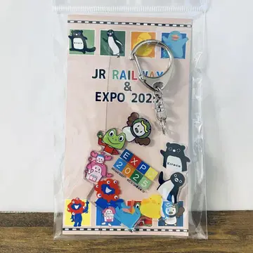 EXPO2025 미야쿠미야쿠 x JR 7개사 캐릭터 아크릴 키링