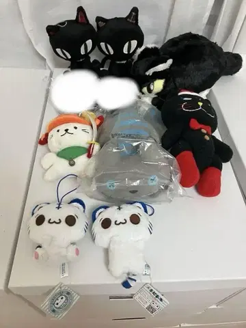 고양이 검은 고양이 봉제 인형 묶음 판매 와치필드 지탄 칼디
