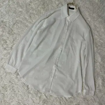 [고품질] INED 셔츠 긴팔 화이트
