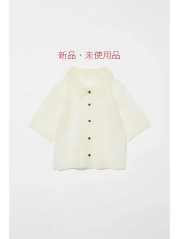 [ 새상품 ] CLEAR YARN SHORT KNIT SHIRTS