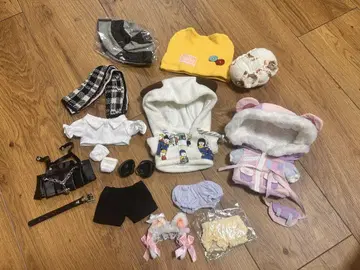 20cm 봉제 인형용 옷 갈아입기 의류 세트 판매