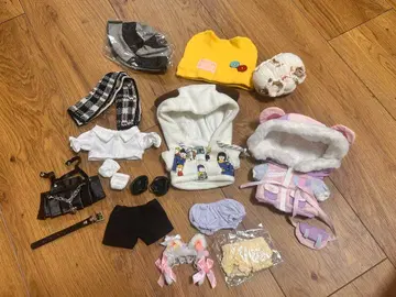 20cm 봉제 인형용 옷 갈아입기 의류 세트 판매