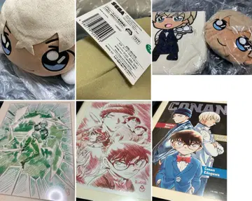 명탐정 코난 묶음 판매 액자 아트 봉제 인형 외 6점