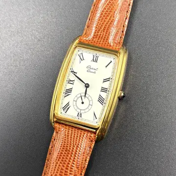 ORIENT / 오리엔트 렉탱귤러 로만 스몰 세컨드 골드
