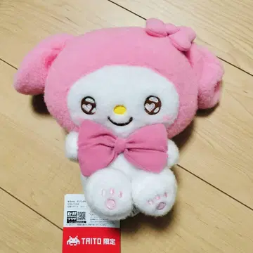 귀여운 산리오 캐릭터즈 M 봉제 인형 앉은 포즈 마이멜로디