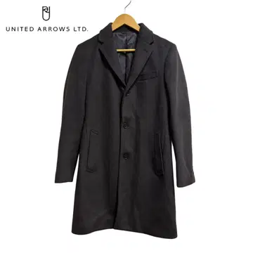 컨디션 최상 UNITED ARROWS LTD. 체스터 코트 다크 그레이