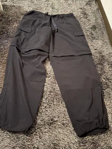 The North Face 블랙 카고 팬츠 NB32331