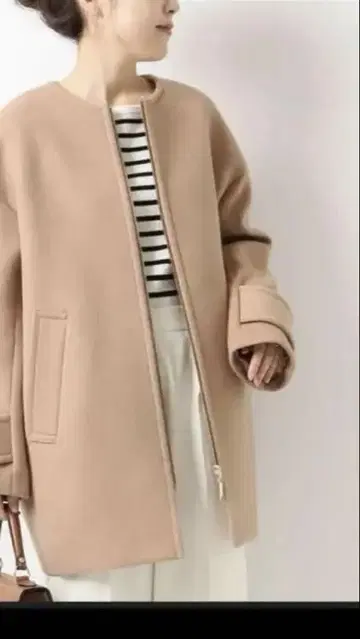 spick and span 노카라 울 코트