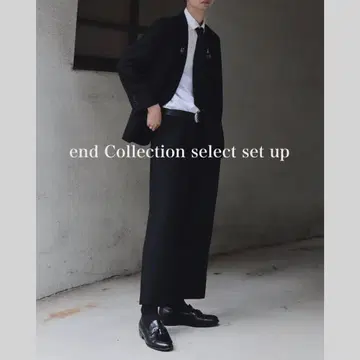 90s 폴 스미스 블랙 x 화이트 컬러 셋업 셔츠 넥타이 부속 핀즈