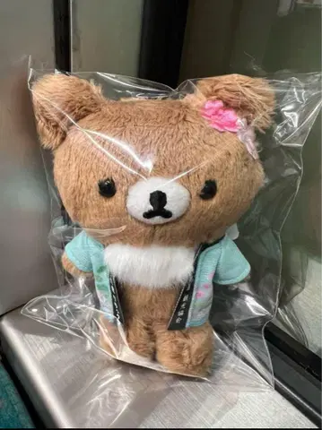 치요다구 관광협회 외출 봉제 인형 키링 차이로이코구마