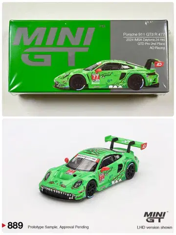 (1점) MINI GT 1/64 포르쉐 911 GT3R#77