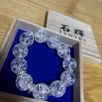 새상품 석휘 ISHIKI 크리스탈 팔찌 수정