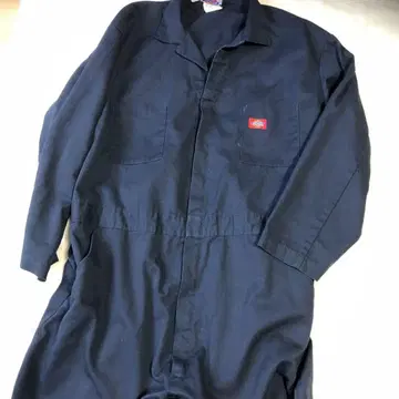 고품질 Dickies 네이비 오버롤 츠나기