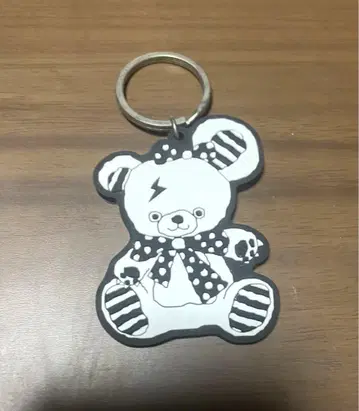 GLAY G4 Space 스트라이프 곰 키링 하코다테구레이 키홀더