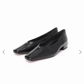 LE TALON GRISE 2.5cm 내로우 스퀘어 심 플랫 펌프스